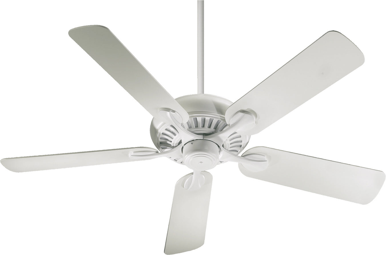 Pinnacle Patio Transitional Patio Fan in Studio White