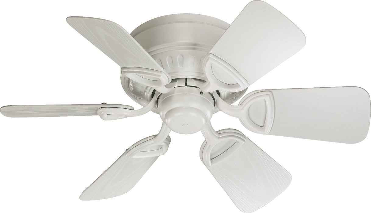 Medallion Patio Traditional Patio Fan in Studio White
