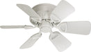 Medallion Patio Traditional Patio Fan in Studio White
