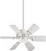 Estate Patio Traditional Patio Fan in White