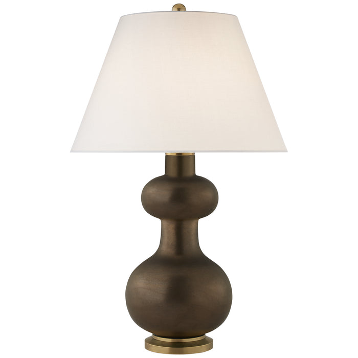 Chambers One Light Table Lamp in Matte Bronze