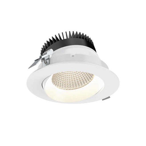 Regressed Gimbal Downlight in White