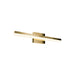 LED Linear Vanity Light in Brushed Brass