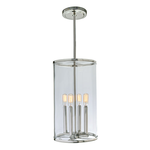 Ezra 4-Light Pendant in Polished Nickel