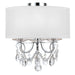 Othello 3-Light Ceiling Mount in Polished Chrome by Crystorama - MPN 6623-CH-CL-MWP_CEILING