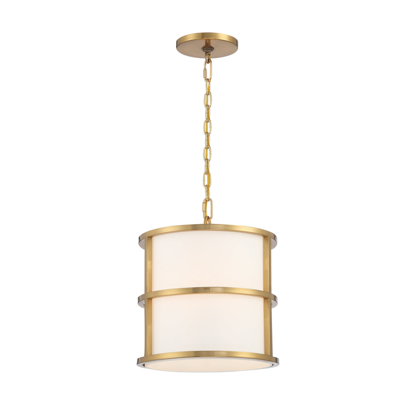 Hulton 3-Light Pendant in Luxe Gold by Crystorama - MPN 9593-LG