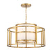 Hulton 5-Light Chandelier in Luxe Gold by Crystorama - MPN 9595-LG