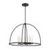 Abbott 8-Light Chandelier in Black by Crystorama - MPN ABB-3008-BK