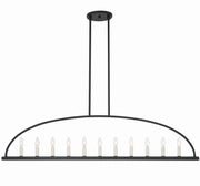 Abbott 11-Light Chandelier in Black by Crystorama - MPN ABB-3009-BK