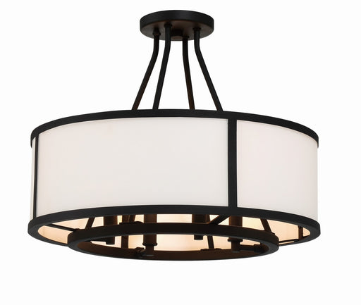 Bryant 4-Light Ceiling Mount in Black Forged by Crystorama - MPN BRY-8004-BF_CEILING
