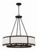 Bryant 8-Light Chandelier in Black Forged by Crystorama - MPN BRY-8008-BF