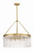 Emory 8-Light Chandelier in Modern Gold by Crystorama - MPN EMO-5406-MG