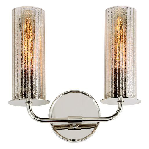 Felix 2-Light Wall Sconce in Polished Nickel