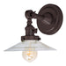 Midtown 1-Light Swivel Angelique Wall Sconce  in Oil rubbed bronze