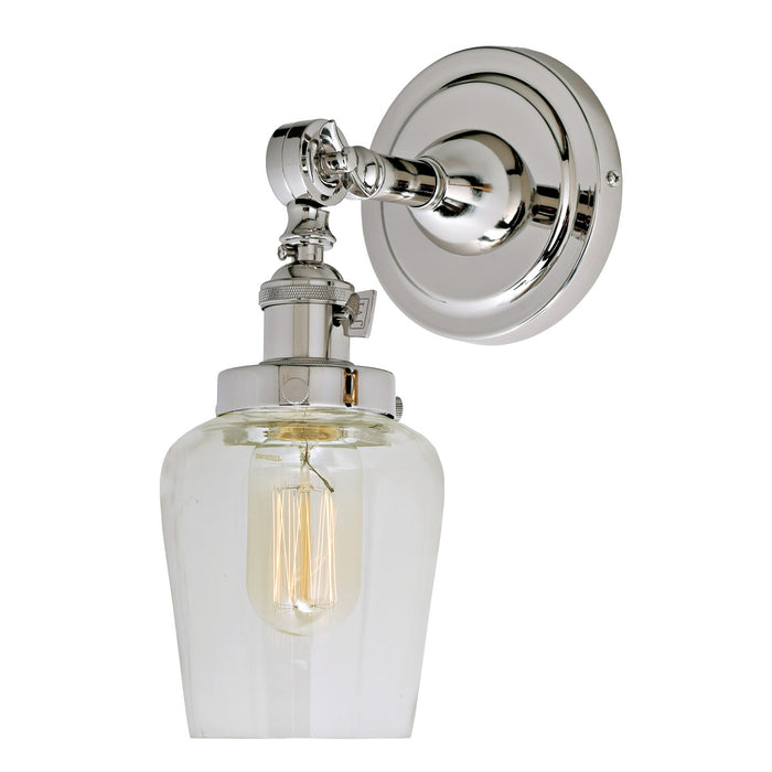 Midtown 1-Light Swivel Taytum Wall Sconce  in Polished Nickel
