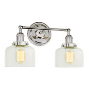 Midtown 2-Light Swivel Wrenley Wall Sconce in Polished Nickel