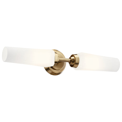 Truby Two Light Wall Sconce in Champagne Bronze
