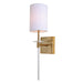 Saanvi 1-Light Wall Sconce in Satin Brass