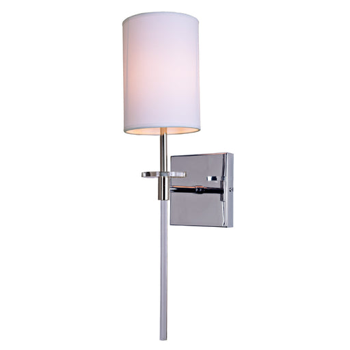 Saanvi 1-Light Wall Sconce in Polished Nickel