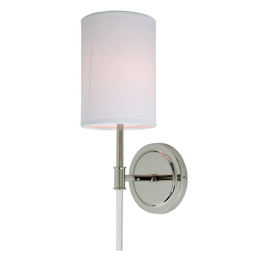 Gianni 1-Light Wall Sconce in Polished Nickel