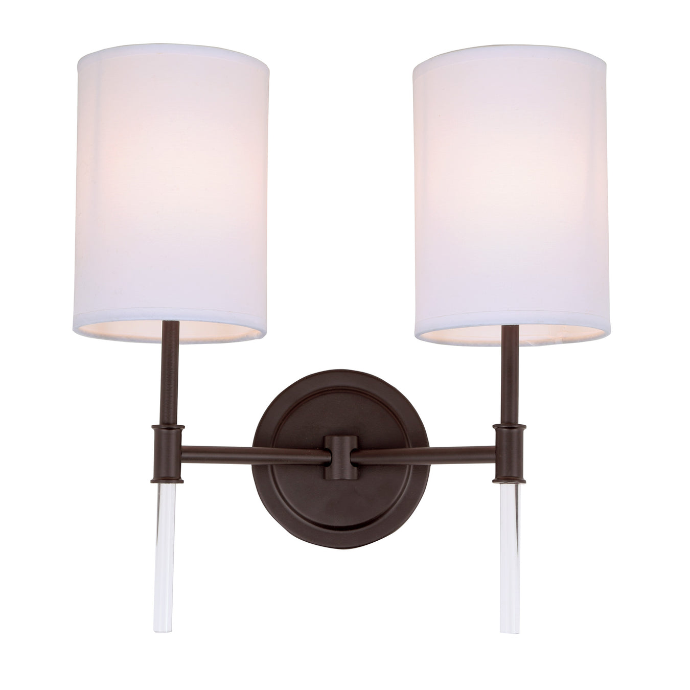 Gianni 2-Light Wall Sconce in Oil Rubbed Bronze