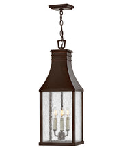 Beacon Hill LED Hanging Lantern in Blackened Copper
