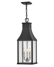 Beacon Hill LED Hanging Lantern in Museum Black