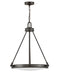 Collier LED Pendant in Black Oxide