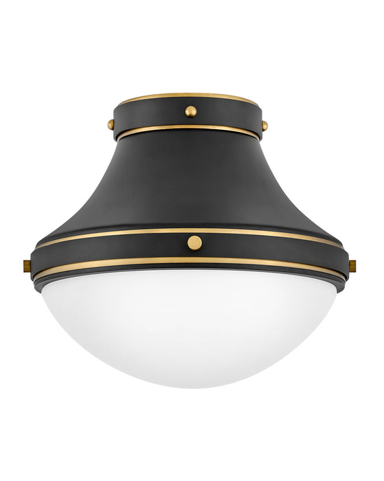 Oliver LED Flush Mount in Black