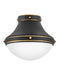 Oliver LED Flush Mount in Black