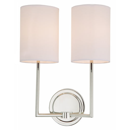Ivy 2-Light Wall Sconce in Polished Nickel