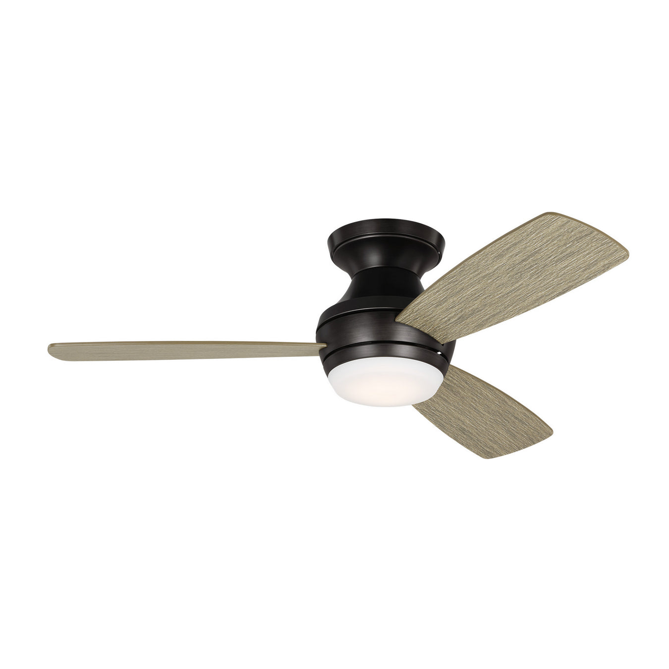 Ikon Hugger LED 44" Ceiling Fan in Aged Pewter