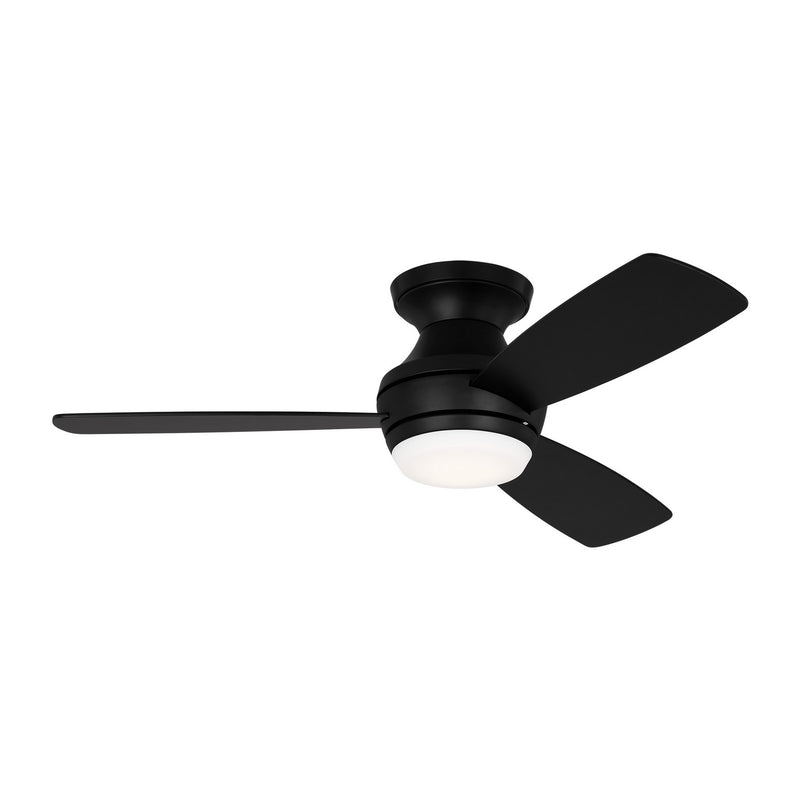 Ikon Hugger LED 44" Ceiling Fan in Midnight Black