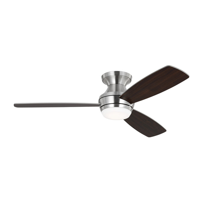 Ikon Hugger LED 52" Ceiling Fan in Brushed Steel