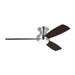 Ikon Hugger LED 52" Ceiling Fan in Brushed Steel