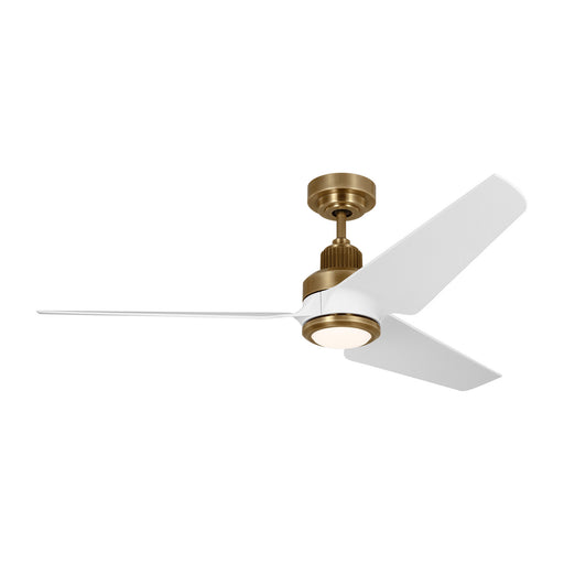 Ruhlmann Smart LED 52" Ceiling Fan in Hand Rubbed Antique Brass