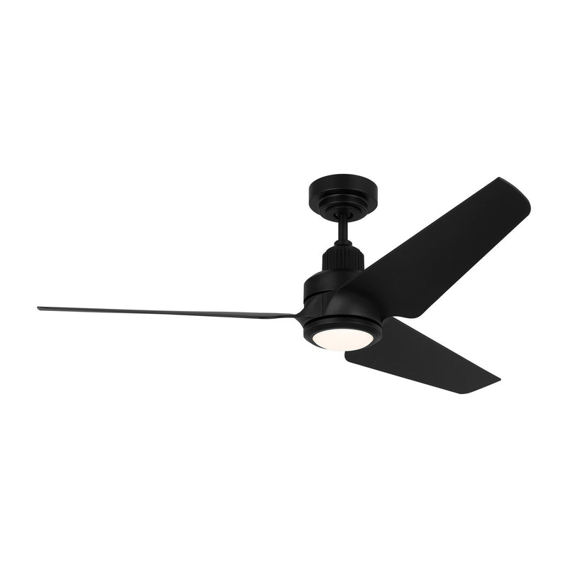 Ruhlmann Smart LED 52" Ceiling Fan in Midnight Black