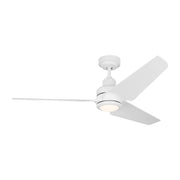 Ruhlmann Smart LED 52" Ceiling Fan in Matte White