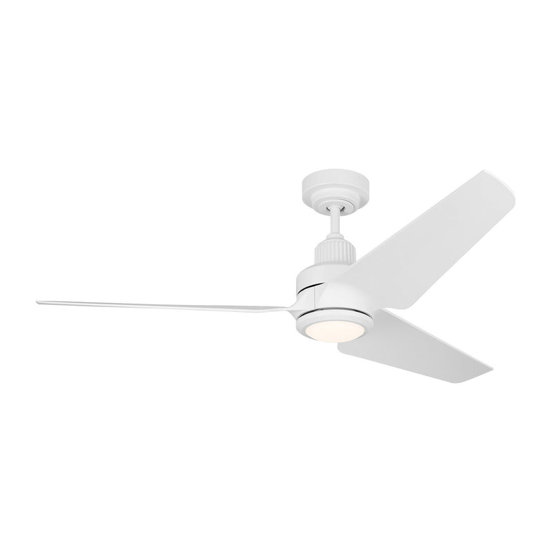 Ruhlmann Smart LED 52" Ceiling Fan in Matte White