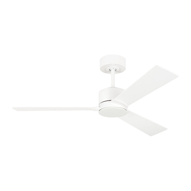 Rozzen 44" Ceiling Fan in Matte White
