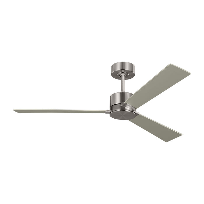 Rozzen 52" Ceiling Fan in Brushed Steel
