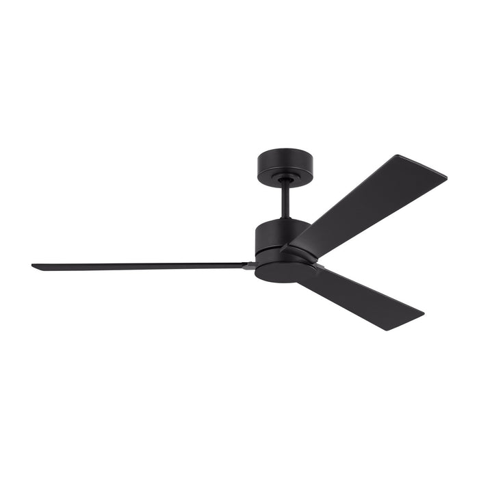 Rozzen 52" Ceiling Fan in Midnight Black