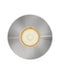 Dot Round LED Button Light in Stainless Steel