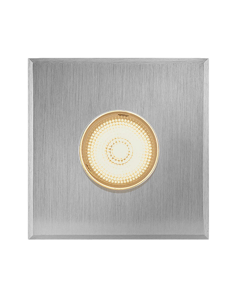 Dot Square LED Button Light in Stainless Steel
