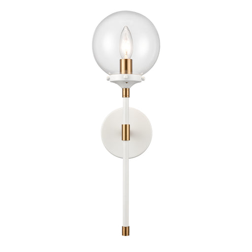 Boudreaux One Light Wall Sconce in Matte White