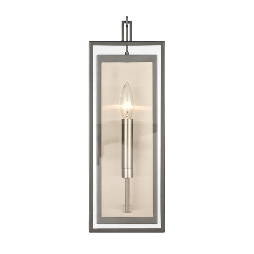 Gianni One Light Wall Sconce in Dark Gray