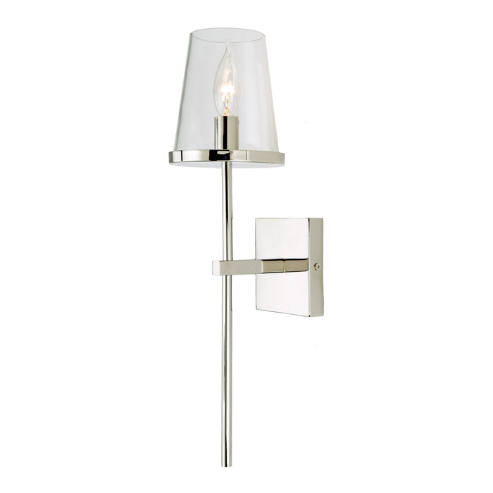 Soren Tall 1-Light Sconce in Polished Nickel