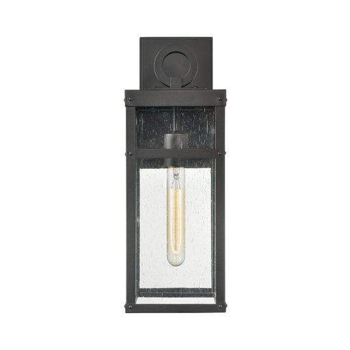 Dalton One Light Outdoor Wall Sconce in Textured Black