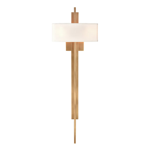 Murtha Two Light Wall Sconce in Natural Brass