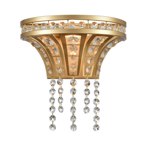 Fantania One Light Wall Sconce in Champagne Gold